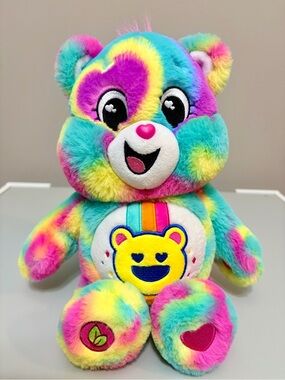 Care Bears (2023) “Good Vibes Bear" 14” Care Bear Plush Toy/Eco-Friendly Line